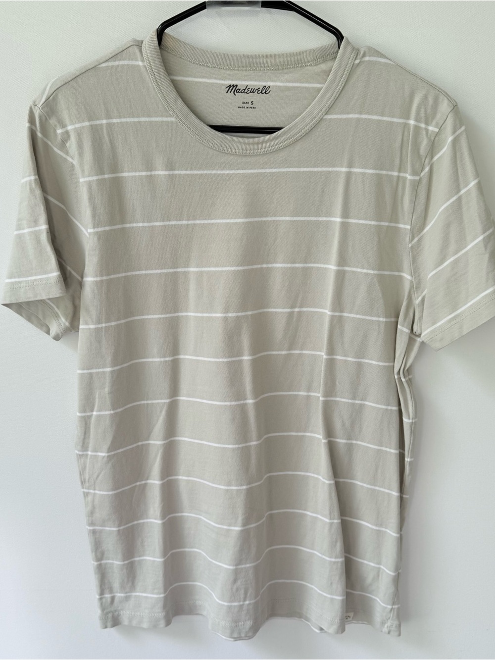 Madewell Garment Dyed All Day Crewneck Tee 100% Cotton size small